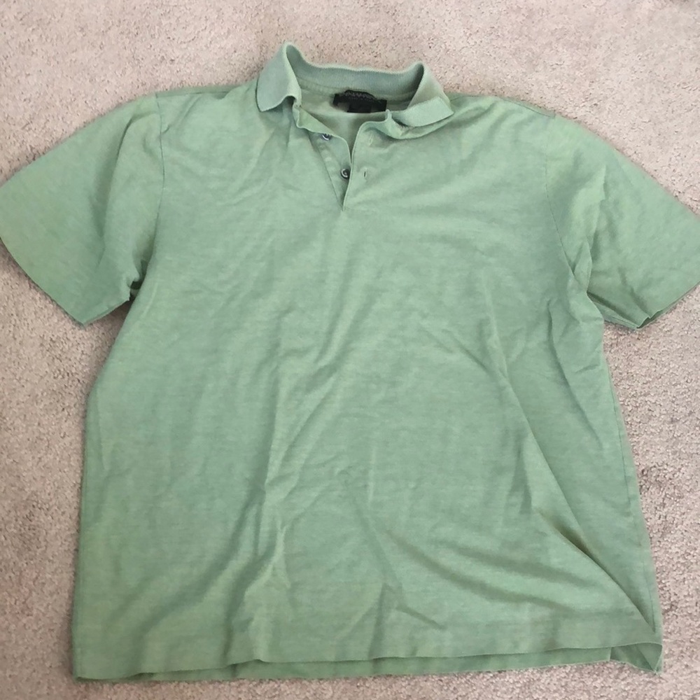 Men’s Green button down